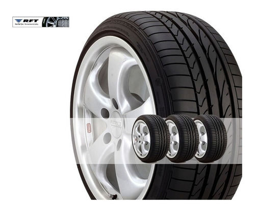 Imagen 1 de 10 de Combo 4u 245/45 R17 Potenza Re050a Rft Bridgestone Runflat