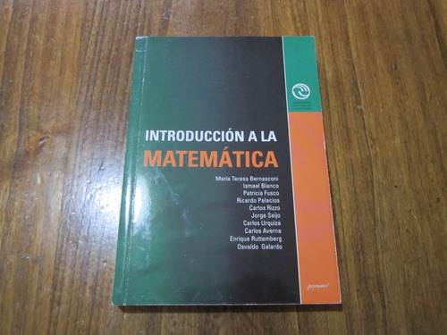 Introducción A La Matemática - María Teresa Bernasconi & Más