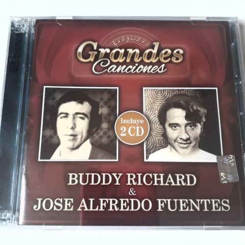 2 Cd  Buddy Richard / José Alfredo Fuentes    Nuevo Sellado
