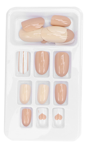 Juego De Puntas De Uñas Postizas 24 Uds. Cubierta