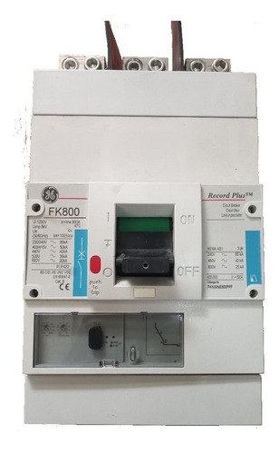 Breaker Fk800 Industrial 3x800 Amp Ge. Bre-fk800