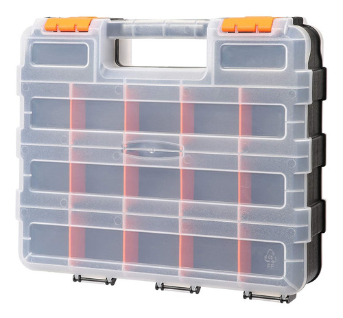 Double Side Tool Organizer With Impact Resistant Polymer