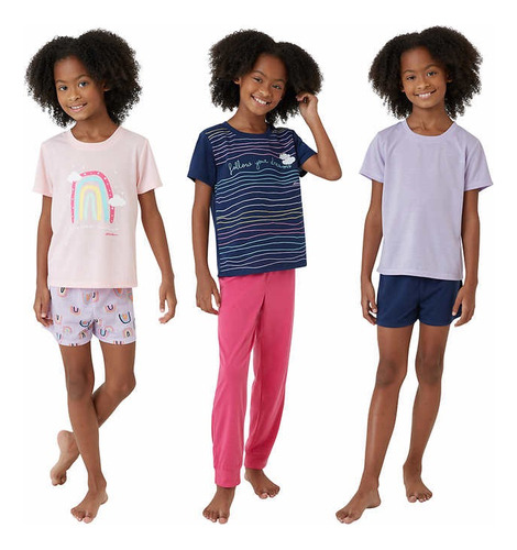 Pijama De 6 Piezas Para Niños Y Niñas Eddie Bauer Original 