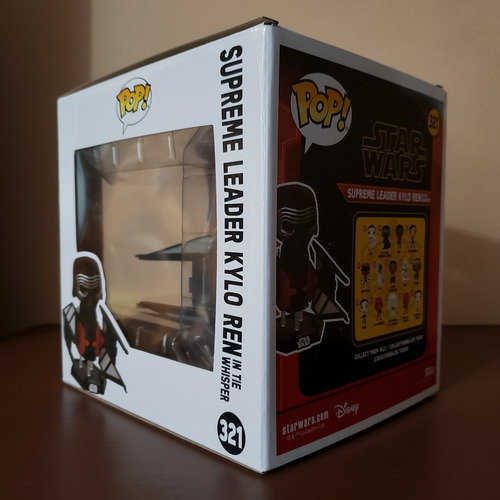 Funko Pop Star Wars Supreme Leader Kylo Ren In Whisper #321 (Usado)