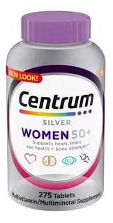 Centrum Silver Men And Women 50+ 275 Tabs Hombres Y Mujeres! Sabor Mujer 50