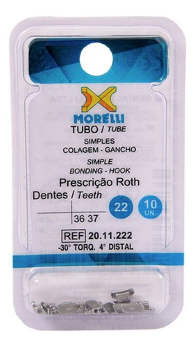 Tubos Molar Roth Ortodoncia / Para Adherir Morelli X10u