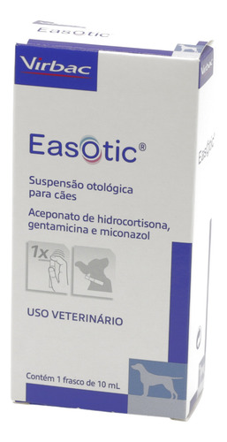 Imagem 3 de 9 de Solução Easotic De Tratamento Otológico Cães 10ml - Virbac