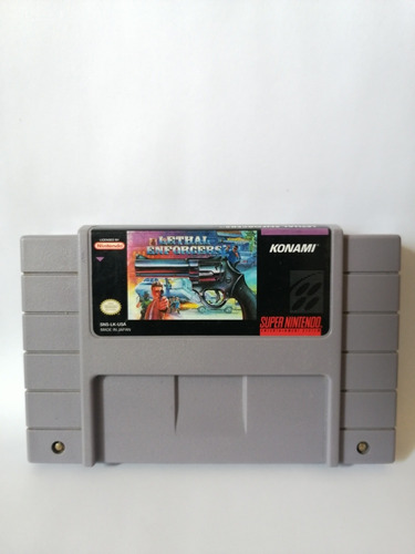 Juego Original Lethal Enforcers Snes Super Nintendo  