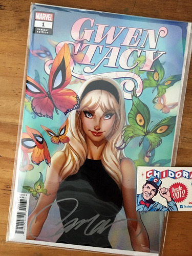 Comic - Gwen Stacy #1 Spider-man Firmada Scott Campbell