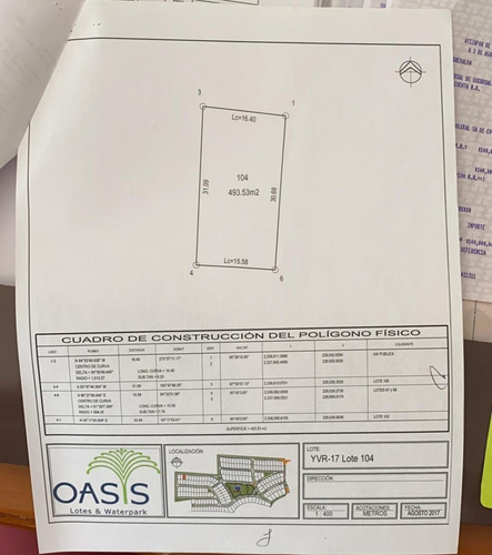 Imagen 2 de 12 de Terreno En Privada Oasis Dentro Del Yucatan Country Club