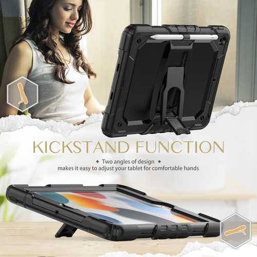 Mica + Funda Para iPad 10.2 9ª 8ª 7ª Gen 2021 A2602 Correa