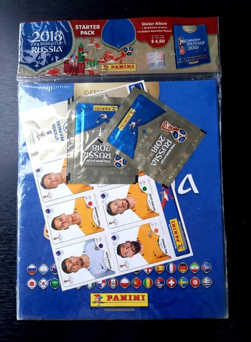 Album  Panini  Rusia 2018 Edicion De Austria Original 