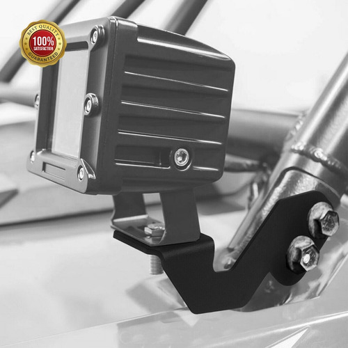 Imagen 5 de 8 de Soporte De Montaje Base Spot Led Polaris Rzr Xp 1000 900