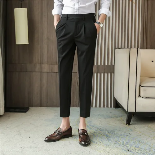 Pantalones de vestir ajustados sale