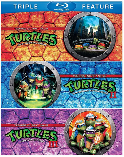 Blu-ray Tortugas Ninja Teenage Mutant Ninja Turtles 3 Films