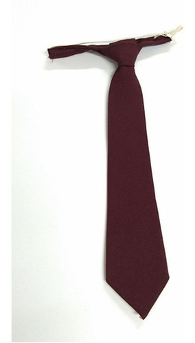 Corbata Escolar Color Rojo Con Elástico (2x1)