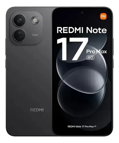 Xiaomi Redmi Note 17 Pro Max 5G 8Gb Ram Black 256Gb Rom