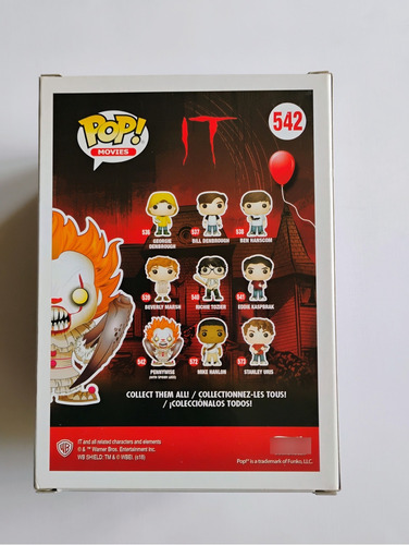 Funko Pop It Pennywise With Boat#472 + Funko Pennywise #542 (Usado)