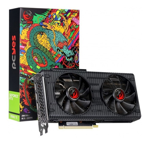 Imagem 1 de 10 de Placa De Video Nvidia Geforce Rtx 3060 Ti 8gb Gddr6 256 Bits
