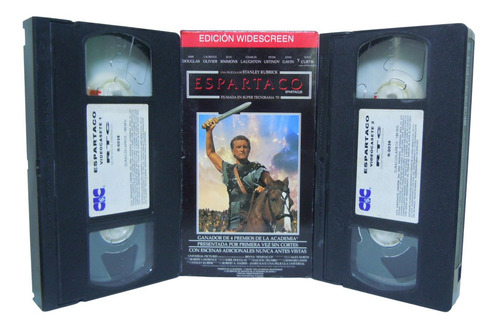 Espartaco Vhs Kirk Douglas, Clásicos Vintage, Original