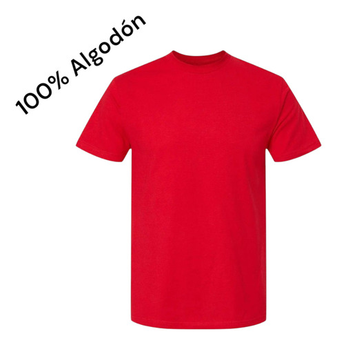 Playera Hombre 2pz Cuello Redondo Manga Corta 100% Algodon
