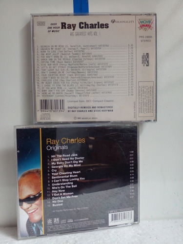 Cd Ray Charles Originals E Greatest Hits Volume 1 (Usado)