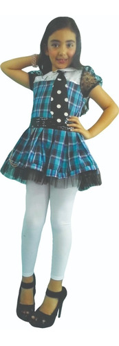 Disfraz  Vestido De Frankie Monster High Niñas Carnaval