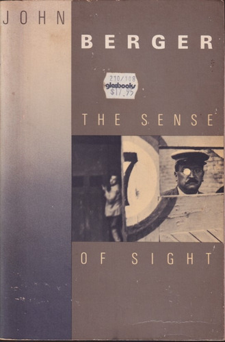 The Sense Of Sight John Berger 