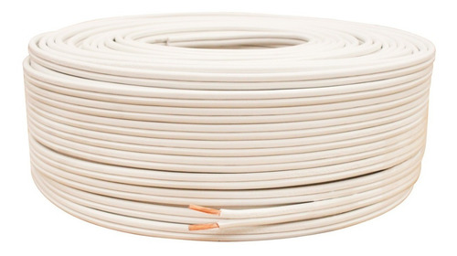 25m Cable Pot Duplex Calibre 2x18 Cable Eléctrico Fabrica Cubierta Blanco