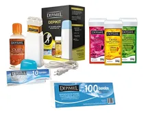 Comprar Kit Depilaciòn Depimiel Depikit + 3 Roll On + Bandas X 100 