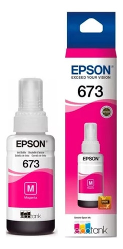 Tinta Epson 673 Magenta  (t673320) Original