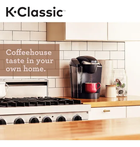 Cafetera Keurig K-classic, K-cup, 6-10 Onzas, Negra