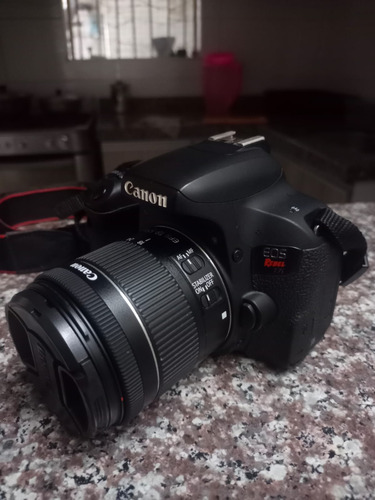  Canon Eos Rebel Kit T7i + Lente 18-55mm Dslr Color Negro