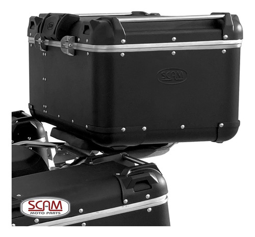 Kit Bau Aluminio Scam 59l Suporte Paralama Fazer 250 18 A 22