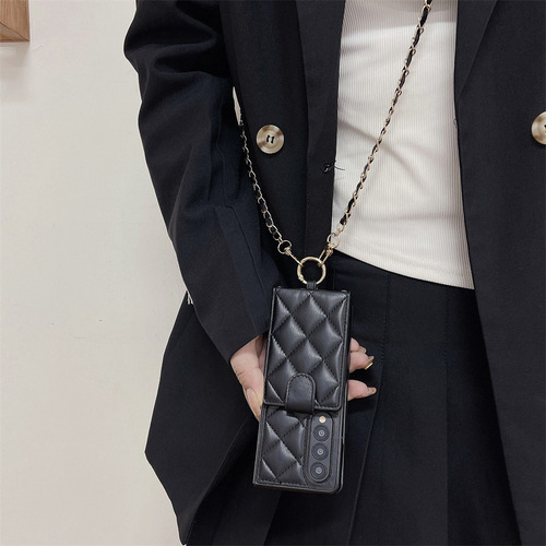 Funda De Cuero De Lujo For Samsung Galaxy Z Fold 5 4 3 Fold
