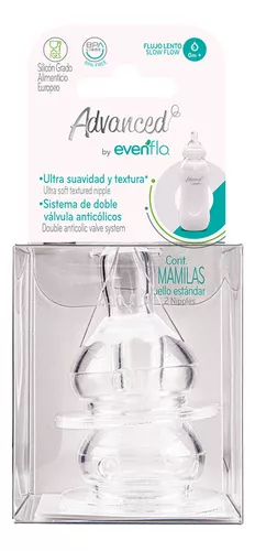 Biberon De Vidrio Evenflo 1105 240ml/8oz 3-12m