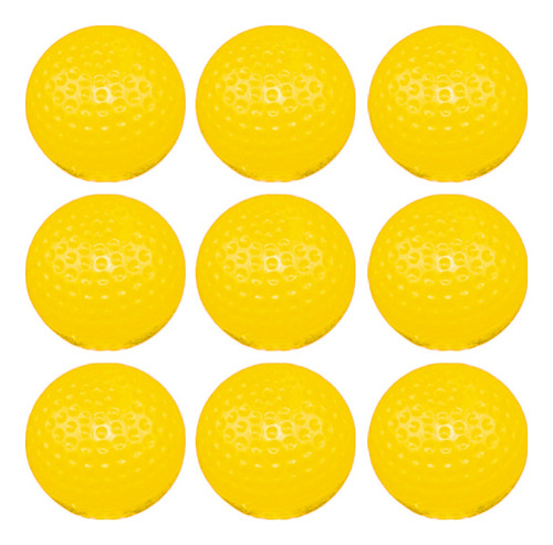 Pelotas De Practica Indoor Simil Golf, Lisa Poco Vuelo. X 9