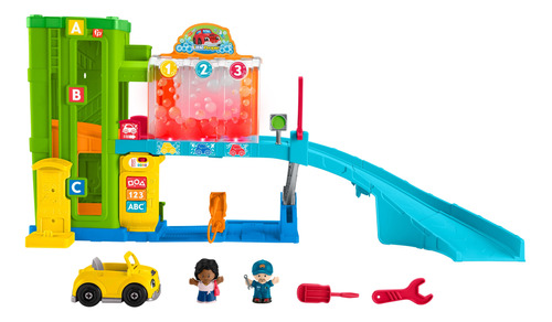 Fisher-price Little People Set De Juego Garage De Vehículos