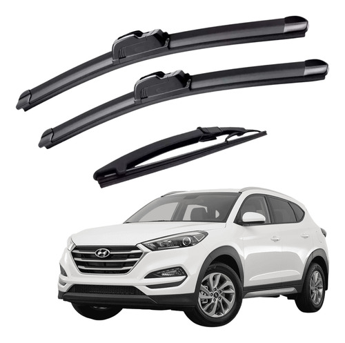 Juego De 3 Limpiaparabrisas Reluvsa P/ Hyundai Tucson 2019