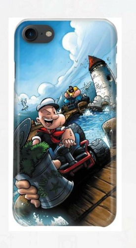 Funda Para Celular Popeye El Marino Caricatura Retro #4