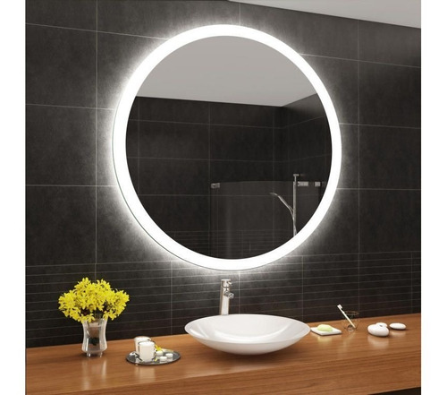 Imagen 4 de 7 de Espejo Luz Led Y Dispositivo Touch Valance 100cm Diametro