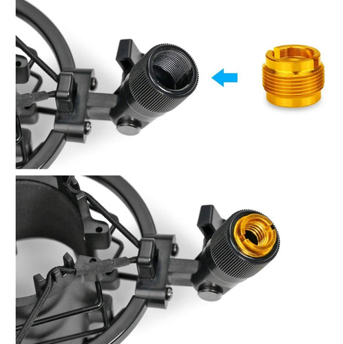 Convertidor Tornillo 5/8 Macho 3/8 Hembra Micrófono