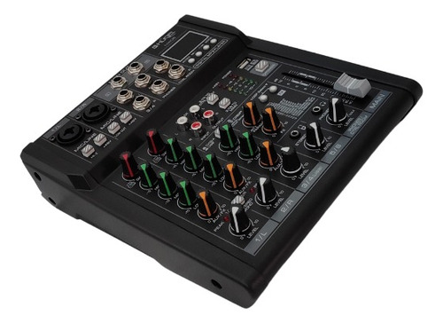 Consola Mixer Digital De Sonido Hugel 6 Canales Profesional
