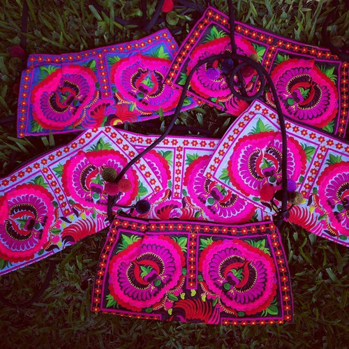  Bandolera Bohemia Boho Bordada Tailandia