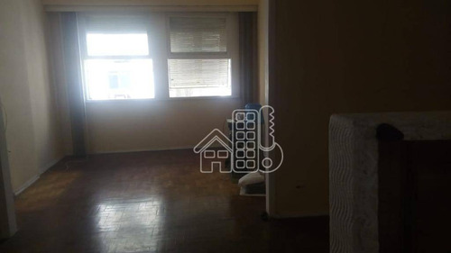 Apartamento Com 3 Dormitórios À Venda, 94 M² Por R$ 490.000,00 - Icaraí - Niterói/rj - Ap3550