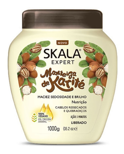 Skala Mascara Capilar Manteca De Karite 2 En 1 Nutritiva 1kg