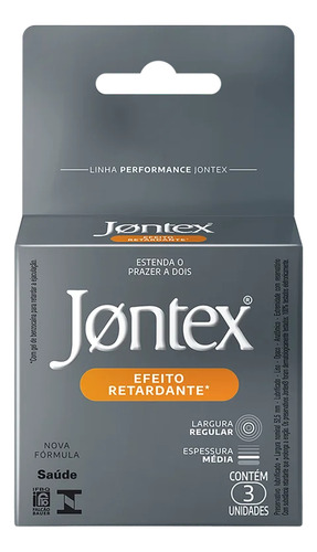 Preservativo Jontex Efeito Retardante Camisinha 18 Unid