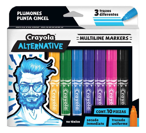 Paquete De Plumones Crayola Alternative
