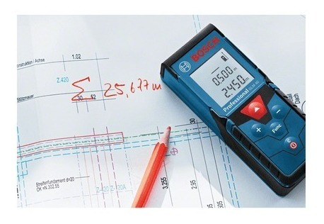 Imagen 3 de 6 de Medidor De Distancia Laser Bosch Glm 40 Professional 40m