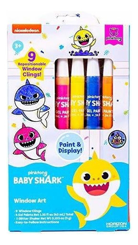 Baby Shark Window Clings, Pinkfong, Nickelodeon, Window Art
